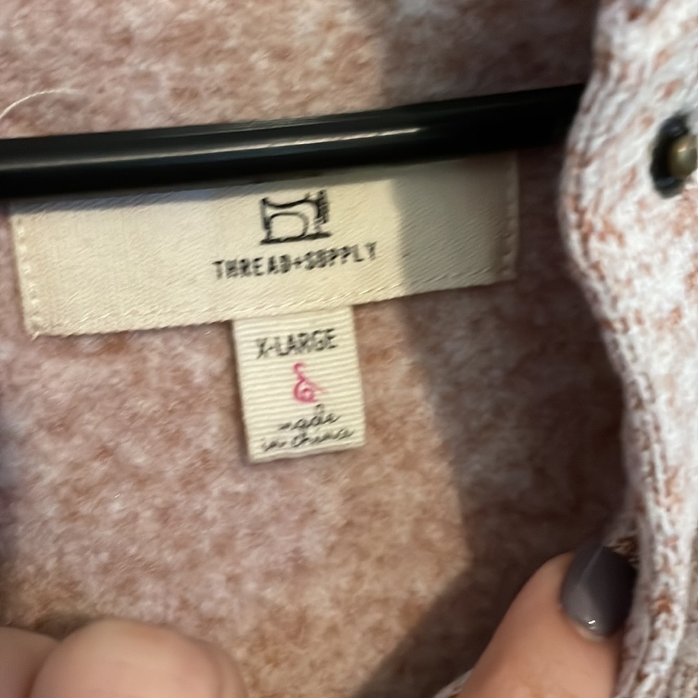 NWOT Thread+ Supply Dillon Hooded Pullover in Spice - Picture 3 of 10